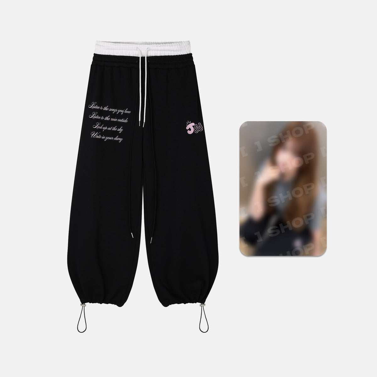 [NMIXX] JIWOO TRAINING PANTS - Artist Label : NMIXX Edition