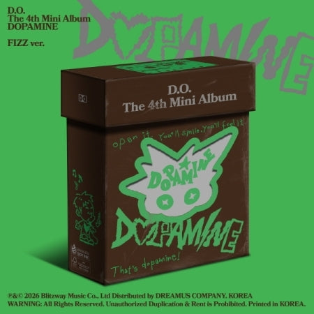 [B2B] D.O. - Mini Album Vol. 4 [DOPAMINE] (FIZZ Ver.) / 쇼핑몰) 도경수(D.O.) - 미니 4집 [DOPAMINE] (FIZZ ver.)