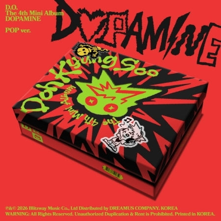 [B2B] D.O. - Mini Album Vol. 4 [DOPAMINE] (POP Ver.) / 쇼핑몰) 도경수(D.O.) - 미니 4집 [DOPAMINE] (POP ver.)
