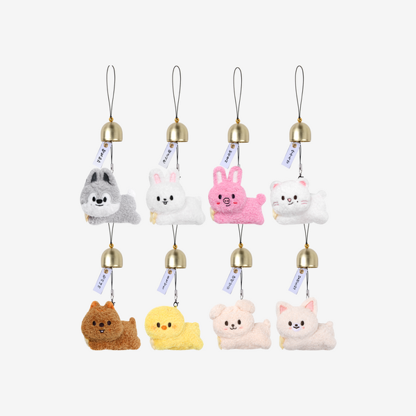 [Stray Kids] SKZOO PLUSH DOOR BELL KEYRING - RUN IT