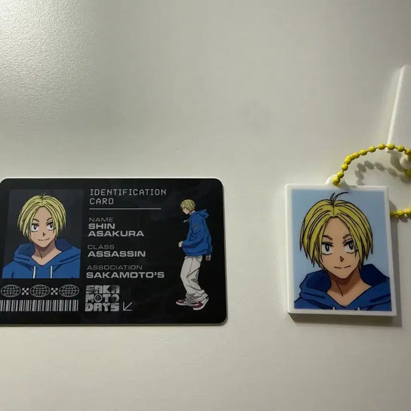 [BUNJANG] Sakamoto Days Asakura Shin ID Card Acrylic Keychain Bundle / 사카모토데이즈 팝업 아사쿠라 신 ID카드 증명사진 아크릴 키링 일괄
