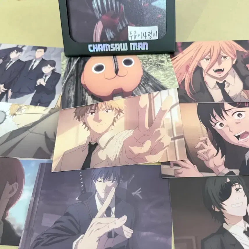 [BUNJANG] Chainsaw Man Movie Theater Special Edition Postcard Photocard Bundle Set / 체인소맨 10장일괄 B세트 엽서 포토카드 기념 포카 대만 영화관 특전
