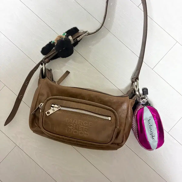 [BUNJANG] Margesherwood Outpocket Hobo Mini Shoulder Bag / 마지셔우드 아웃포켓 호보 미니 숄더백