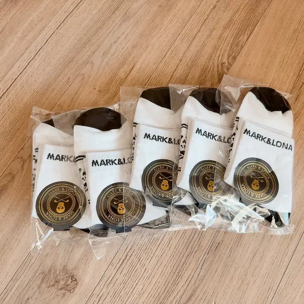 [BUNJANG] Mark & Lona Golf Socks Set / 마크앤로나 골프양말 5개 셋트 1묶음 팔아요:)