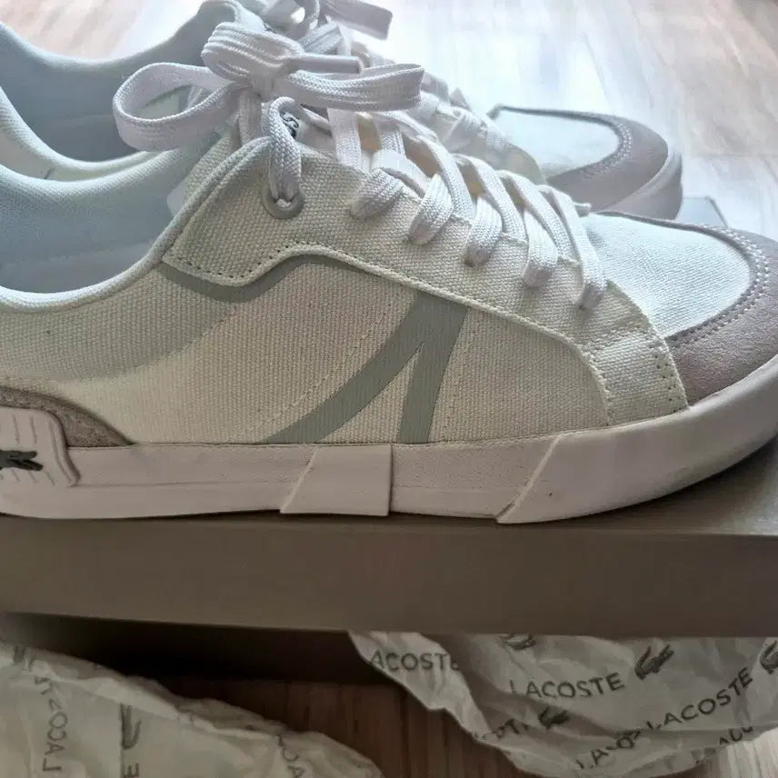 [BUNJANG] Lacoste Men's Suede Sneakers / 라코스테 남성 스니커즈 42