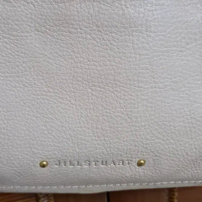 [BUNJANG] Jill Stuart Ivory Leather Shoulder Bag / 질스튜어트 아이보리 가방