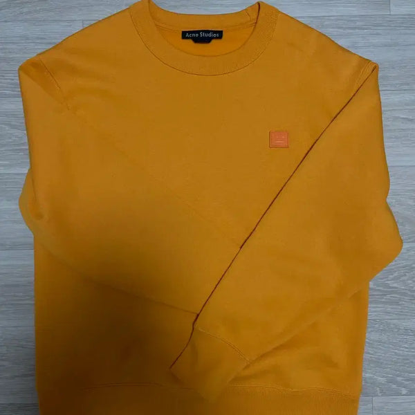 [BUNJANG] Acne Studios Fairview Face Sweatshirt Orange / 아크네 페어뷰 페이스 맨투맨 오렌지 아크네 페이스 맨투맨