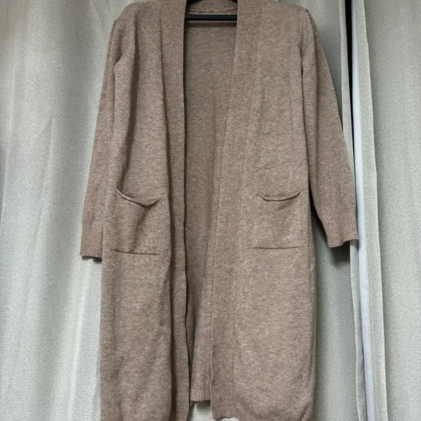 [BUNJANG] Women's Knit Long Cardigan / 여성 니트 롱가디건