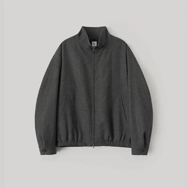 [BUNJANG] Anotheroffice Wool Serge Track Blouson / [01] 어나더오피스 울 서지 트랙 블루종