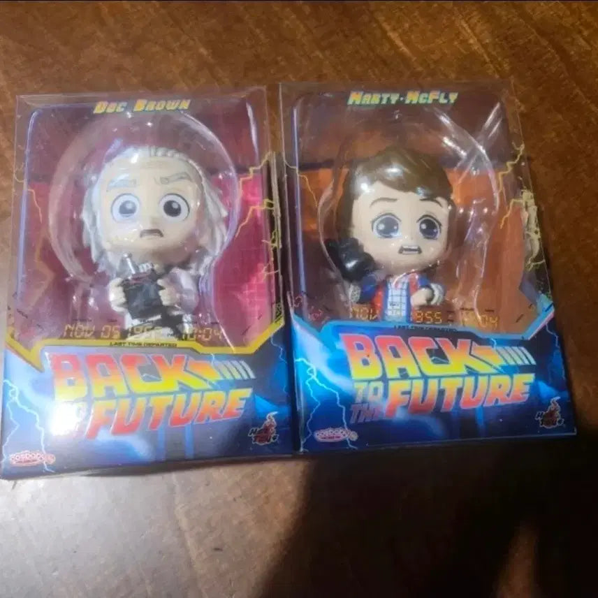 [BUNJANG] Hot Toys Cosbaby Back to the Future 1 Marty McFly and Dr. Emmett Brown Figure / 핫토이 코스베이비 백투더퓨처1 마티,브라운 미개봉 팝니다
