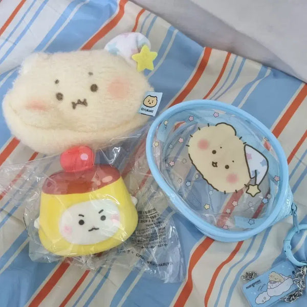 [BUNJANG] Mang Gome Stress Ball & Pouch Set / 망곰이 망그러진곰 스트레스볼&파우치 3종