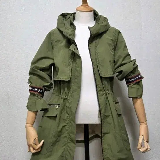 [BUNJANG] Egoist Khaki Hooded Field Jacket / 에고이스트 카키색 후드 야상점퍼 66
