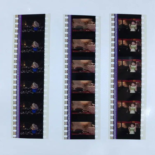 [BUNJANG] Ghibli Spirited Away Film Cut Set (F-28) / 지브리 센과 치히로의 행방불명 영화필름컷 6프레임 3매 (F-28)