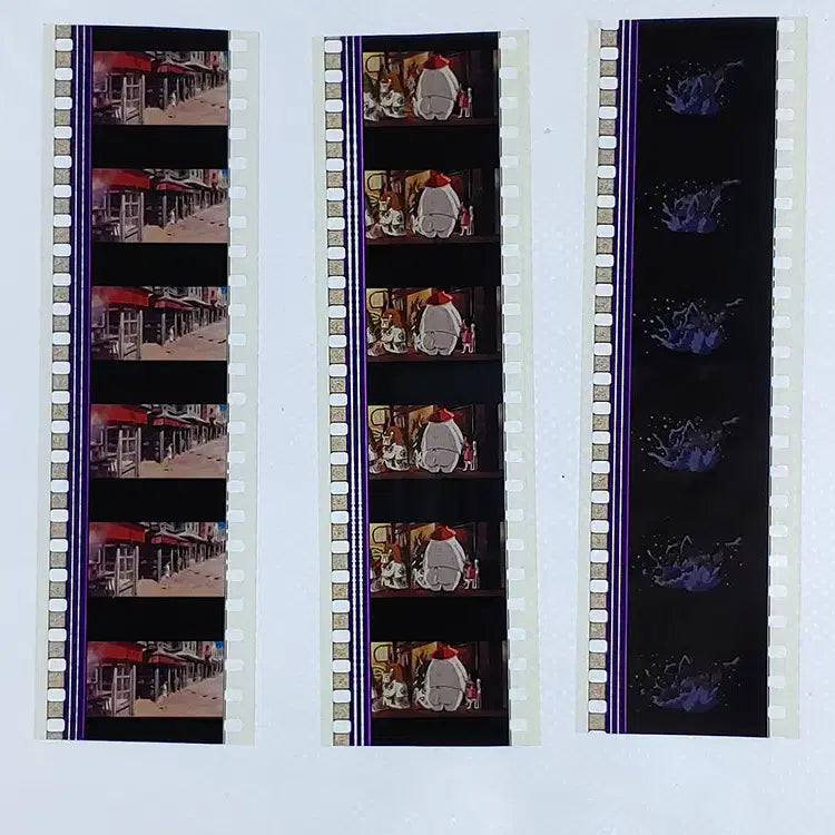 [BUNJANG] Ghibli Spirited Away Film Cut (F-43) - 3 Piece Set / 지브리 센과 치히로의 행방불명 영화필름컷 6프레임 3매 (F-43)