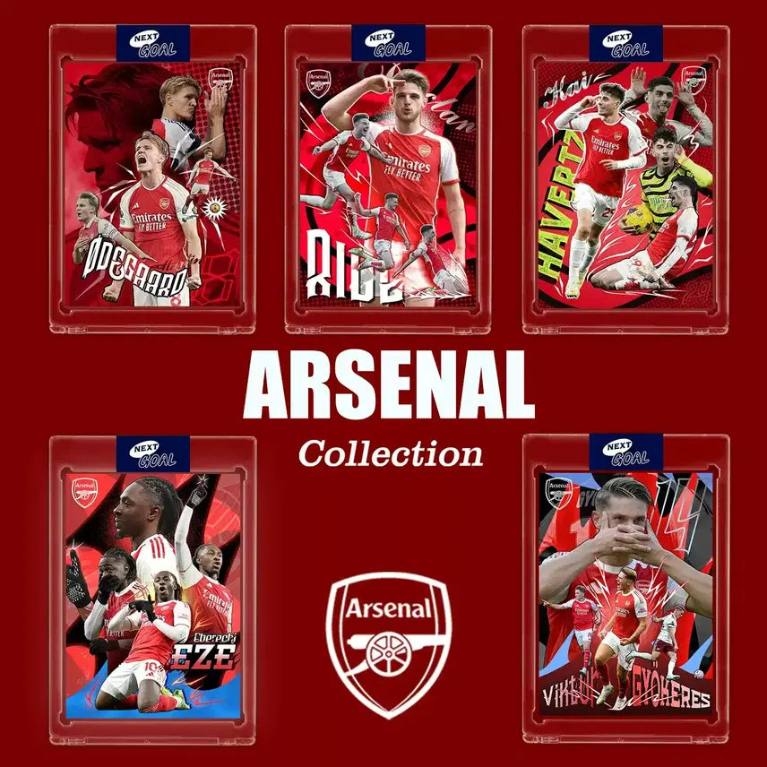 [BUNJANG] Arsenal Football Custom Handmade Card - Gunners 5 (Ødegaard, Saka, Havertz, Rice) / 아스날 축구 커스텀 수제 제작 카드 거너스 5인방