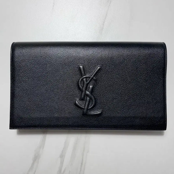[BUNJANG] Saint Laurent Belle de Jour Leather Clutch Bag / 입생로랑 벨드쥬르 클러치백