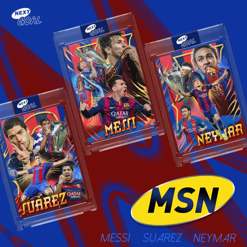 [BUNJANG] FC Barcelona 'MSN' Trio Custom Handmade Cards Set (New Version) / MSN 바르셀로나 축구 커스텀 카드 수제카드 3인방 SET 세트 뉴버젼