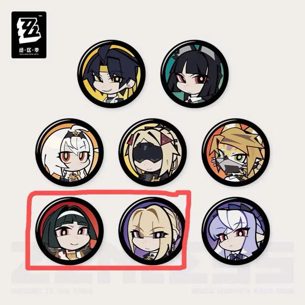 [BUNJANG] Zen Zone Evelyn & Astra Badge / 젠존제 뱃지 아스트라 이블린