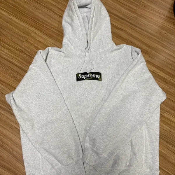 [BUNJANG] Supreme Camo Box Logo Hoodie / L 슈프림 박스로고 카모 그레이 23fw