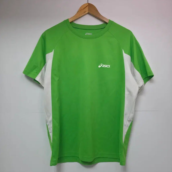 [BUNJANG] Asics Green/White Short Sleeve T-Shirt / [105] 아식스 그린/화이트 반팔 티셔츠