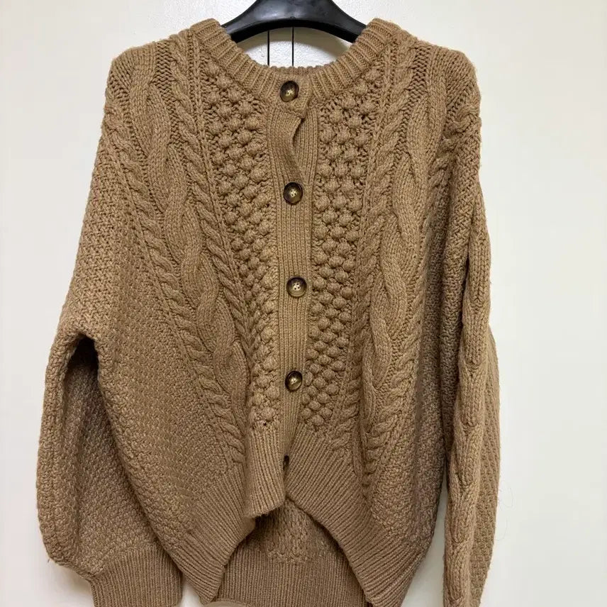 [BUNJANG] GU Brown Cardigan / GU 브라운 가디건