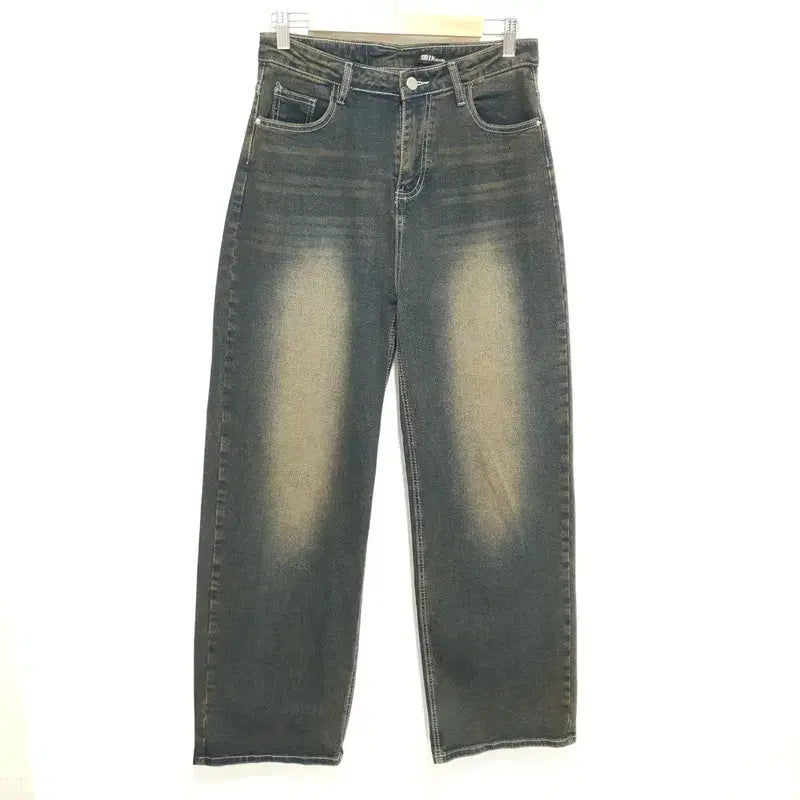 [BUNJANG] SBIN Women's Wide Leg Denim Pants L / SBIN 여성 와이드 데님 팬츠 L_M2408