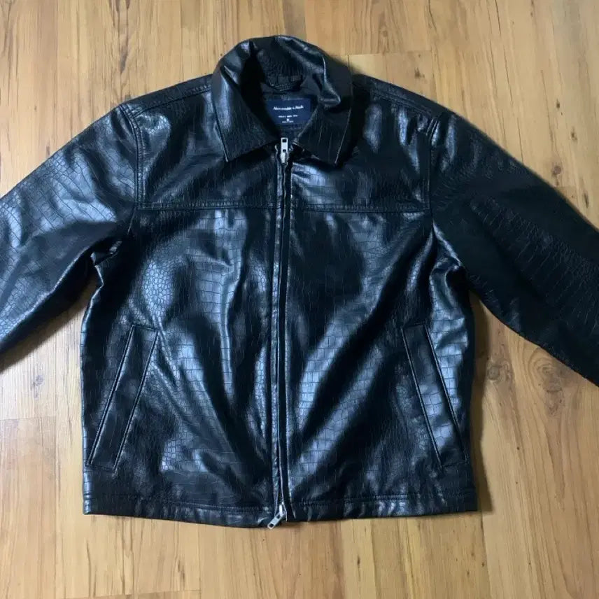 [BUNJANG] Abercrombie Leather Jacket / [M] 아베크롬비 레더 자켓