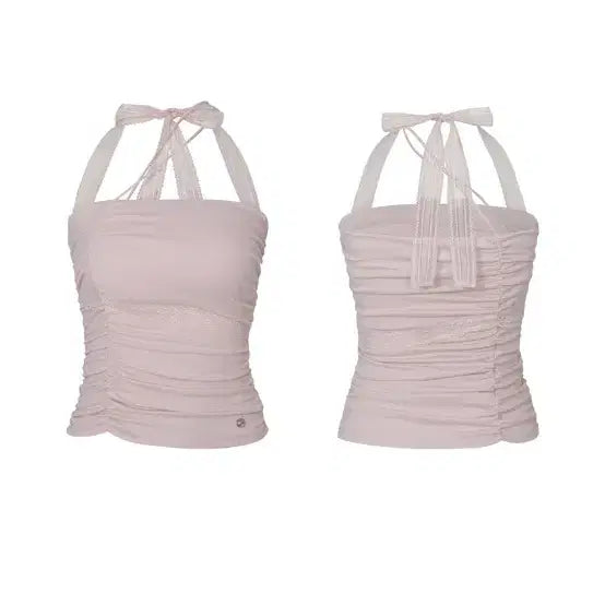 [BUNJANG] Painorpleasure Angel Shirring Top / 페인오어플레져 엔젤 셔링 탑