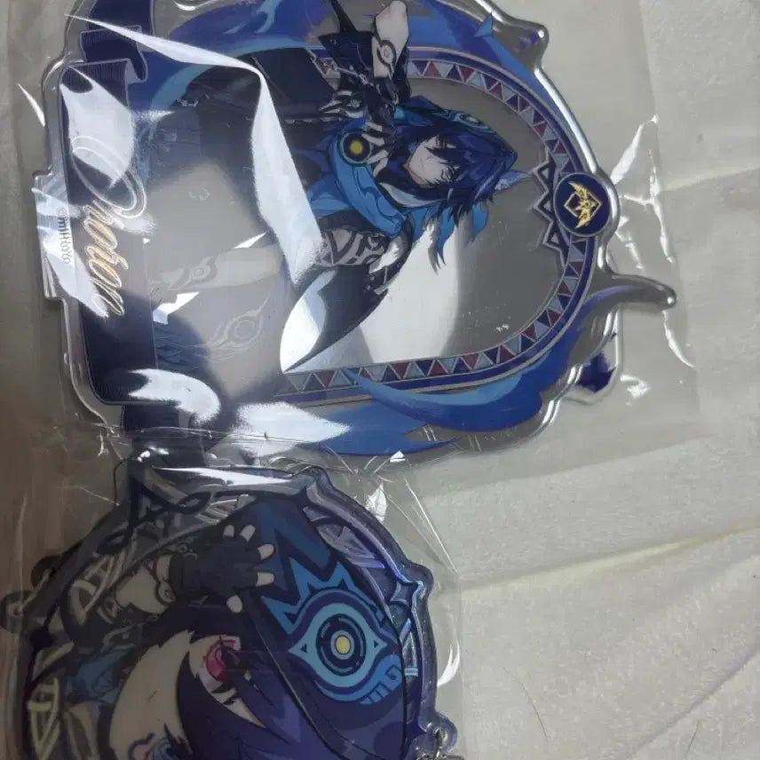 [BUNJANG] Olloloon Keyring & Mirror Acrylic Stand / 미개봉 올로룬 키링과 거울 아크릴 스탠드 맘스터치 원신