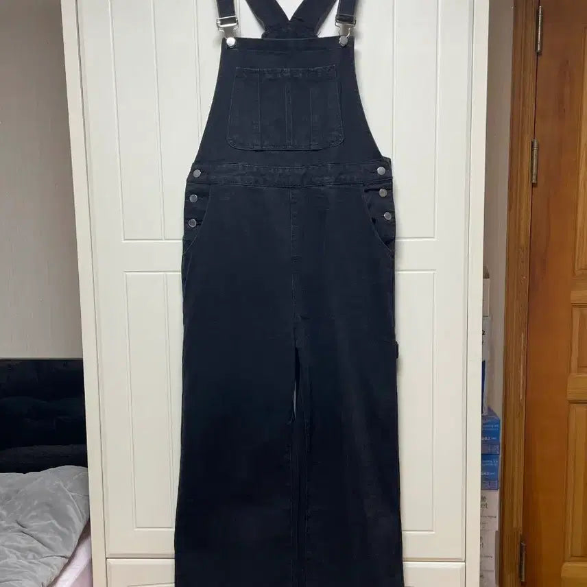[BUNJANG] Wide Fit Overall Pants / 와이드핏 멜빵바지