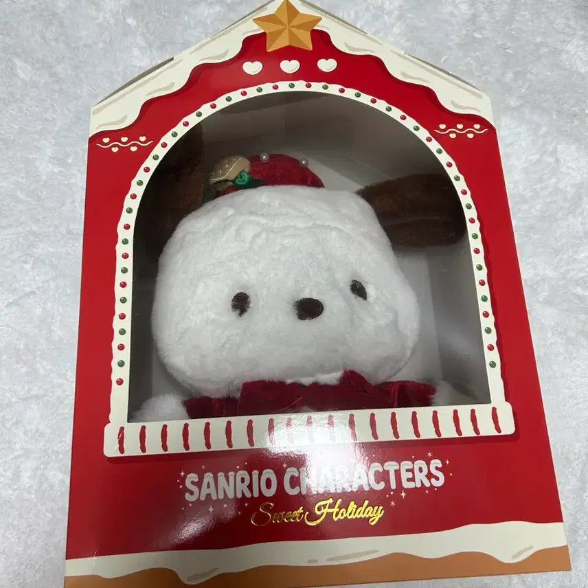 [BUNJANG] Sanrio Pochacco Holiday Popup Medium Plush Doll / [택포]산리오 홀리데이팝업 포차코 중형인형