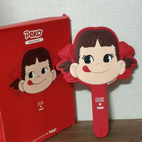 [BUNJANG] Holika Holika Peko-chan Silicone Hand Mirror / * 페코짱 손거울 홀리카홀리카 실리콘 한정판에디션 고전문구 소품장식 다꾸