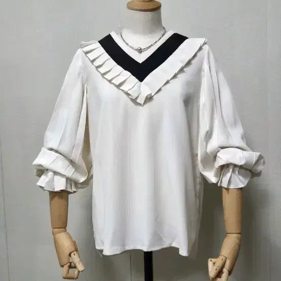 [BUNJANG] Frill Blouse S / 프릴 블라우스 S
