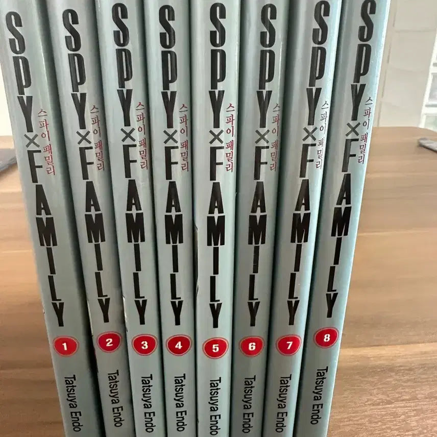 [BUNJANG] Spy x Family Volumes 1-8 Manga Set / (A+급) 스파이패밀리 만화책 1~8권