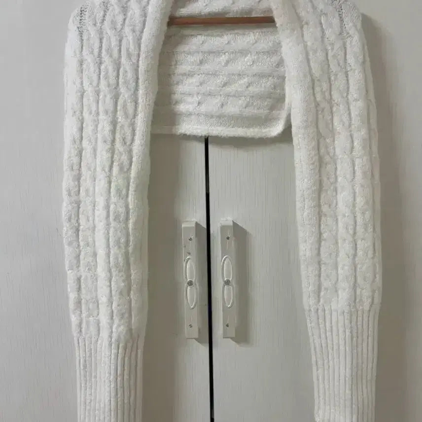 [BUNJANG] 3.times Amber Ribbed Bolero Cable Knit Wool Bolero / 쓰리타임즈 엠버 골지 볼레로 케이블 울 볼레로