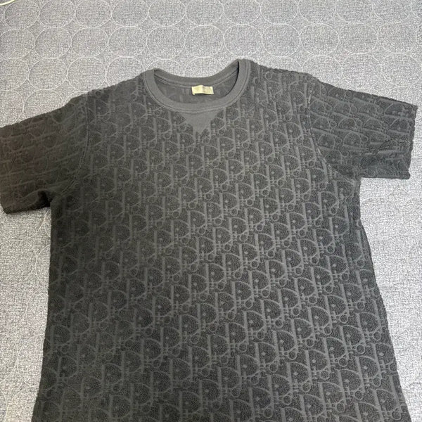 [BUNJANG] Dior Oblique Terry Short Sleeve T-Shirt / 디올 오블리크 테리 반팔 정품