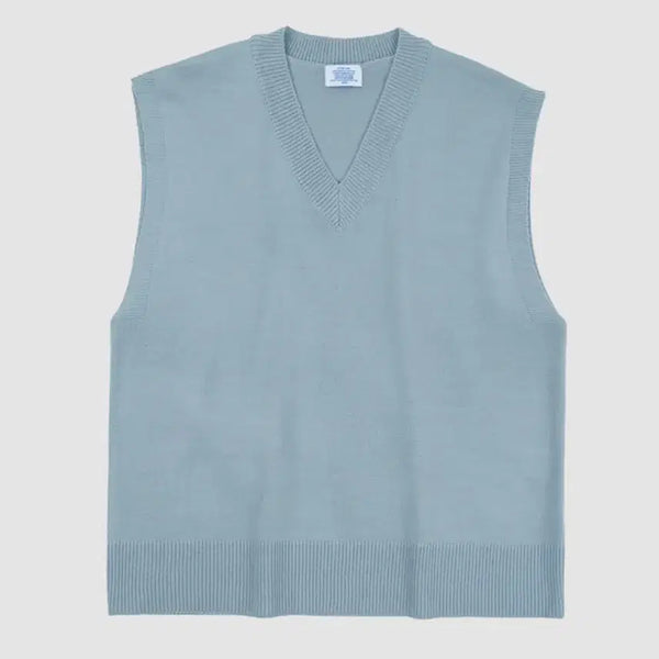 [BUNJANG] Letter Como V-Neck Knit Vest / 레테르코모 브이넥 니트 베스트
