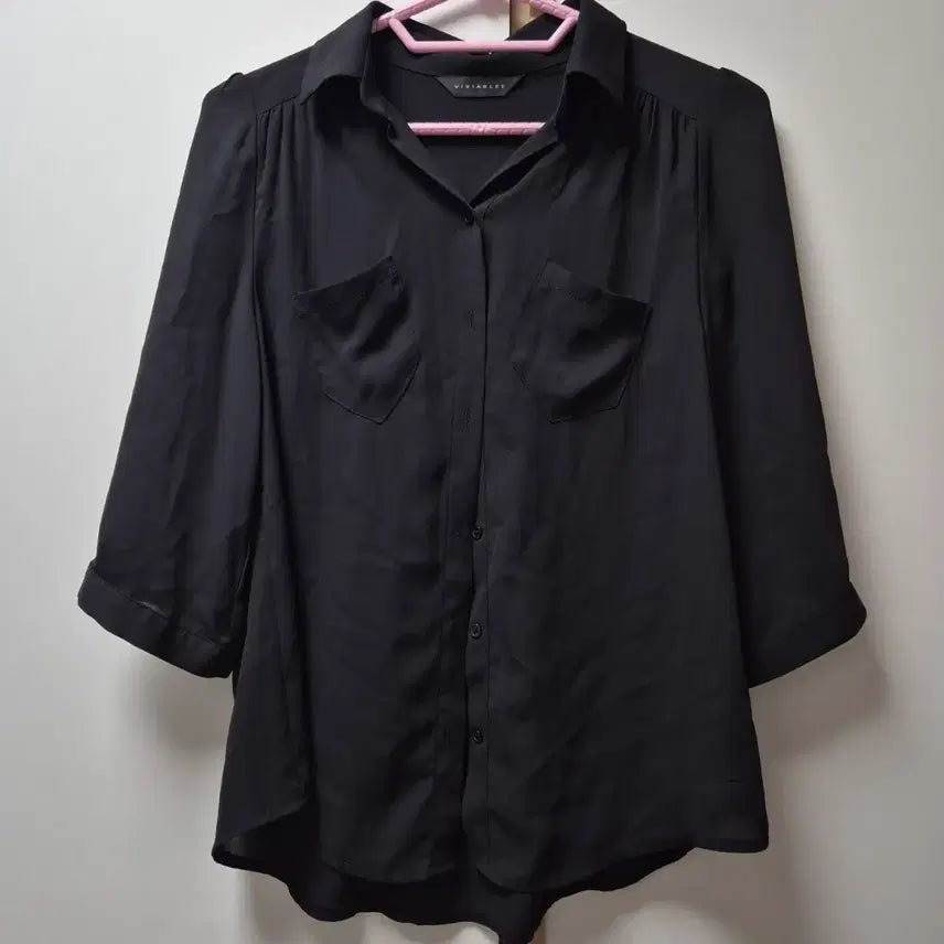 [BUNJANG] Black Blouse / 블랙 블라우스
