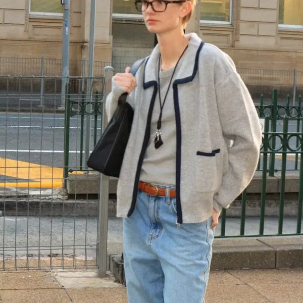 [BUNJANG] Hakkesh Zip-Up Cardigan / 급처 )하케쉬 집업 가디건