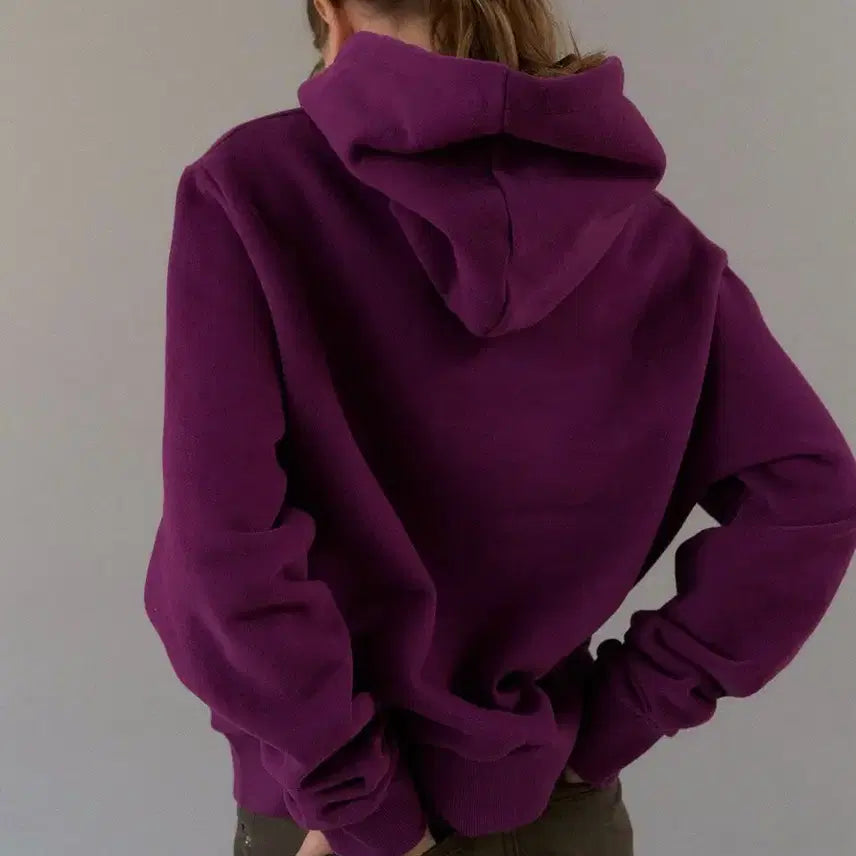[BUNJANG] Headerment Petit Hoodie (Purple) / [헤더먼트] petit hoodie (purple)