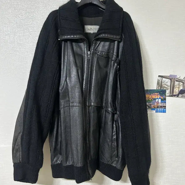 [BUNJANG] Vintage Leather Jacket / 빈티지 가죽 자켓