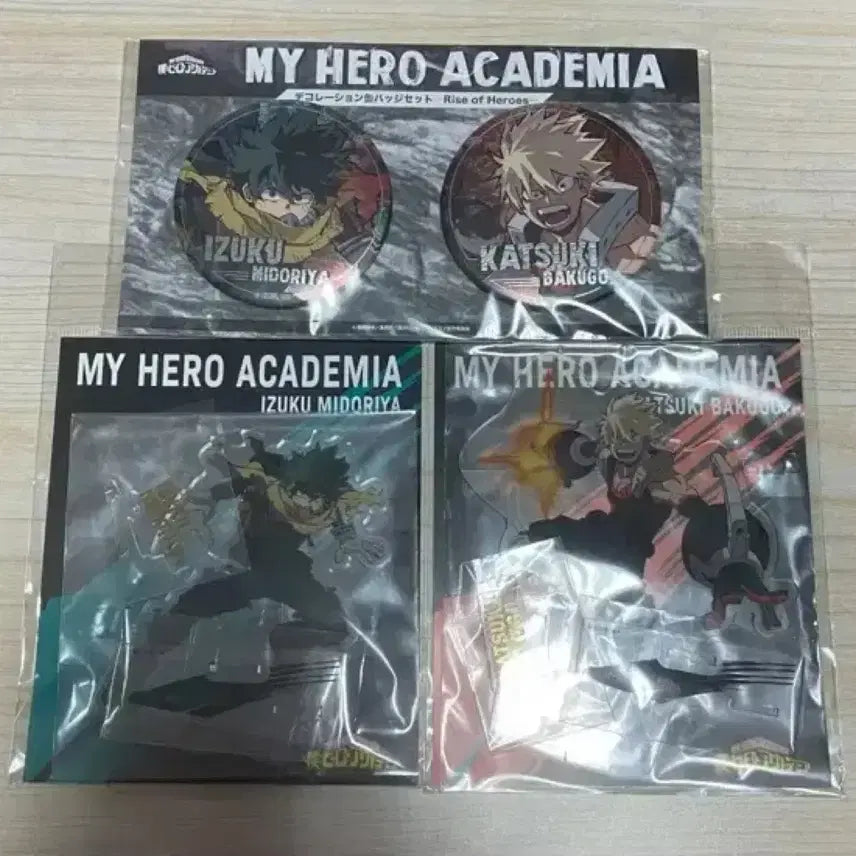[BUNJANG] My Hero Academia Midoriya and Bakugo Jump Shop Limited Edition Acrylic Badge / 히로아카 미도리야 바쿠고 점프샵 한정판 아크릴 캔뱃지