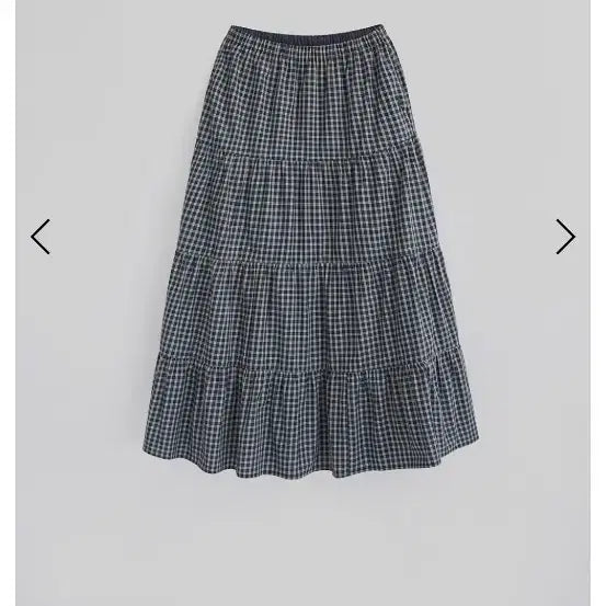 [BUNJANG] Hane Maxi Tiered Skirt Navy S / 하네 맥시 티어드 스커트 네이비 s
