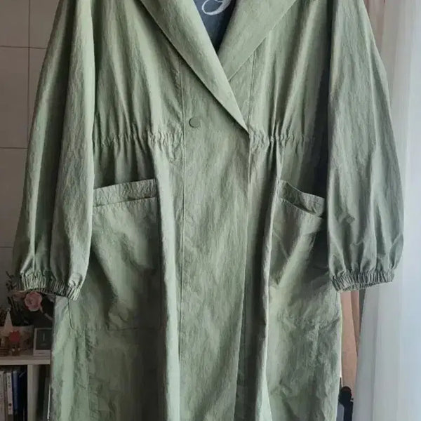 [BUNJANG] ZICOT Hooded Long Coat (55-66) / 지컷 바스락 후드 롱 자켓 55~66