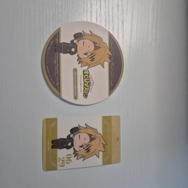 [BUNJANG] My Hero Academia Kaminari Denki SD Coaster and Birthday Photocard / [한정특전] 나의히어로아카데미아 카미나리 덴키 SD 코스터 생일 포카