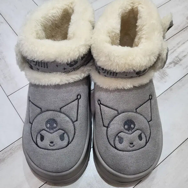 [BUNJANG] Sanrio Kuromi Fur UGG Boots / 산리오 쿠로미 털어그부츠 (새상품)