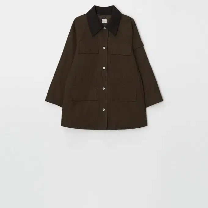 [BUNJANG] Atelier Edition Oxford Cotton Jacket Brown S / 아뜰리에 에디션 옥스퍼드 코튼 자켓 브라운 S