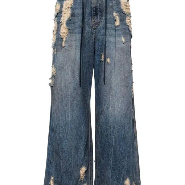 [BUNJANG] Juun.J Oil Washing Denim Wide Pants / 준지 오일 워싱 데님 와이드 팬츠 - 24FW