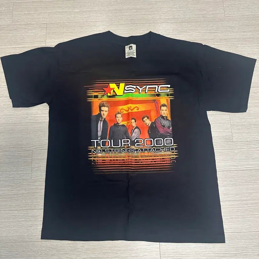 [BUNJANG] NSYNC Justin Timberlake 2000 Tour T-Shirt / nsync 저스틴 팀버레이크 2000 투어 티셔츠