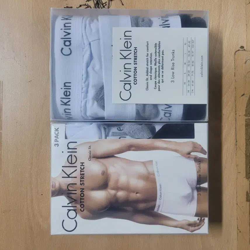 [BUNJANG] Calvin Klein Men's Underwear 3-Pack Boxers / [새상품]CK 캘빈클라인 남자 팬티 속옷 3종 드로즈 XL